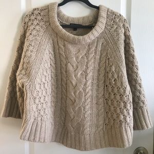 Banana Republic Italian Yarn Cable Sweater